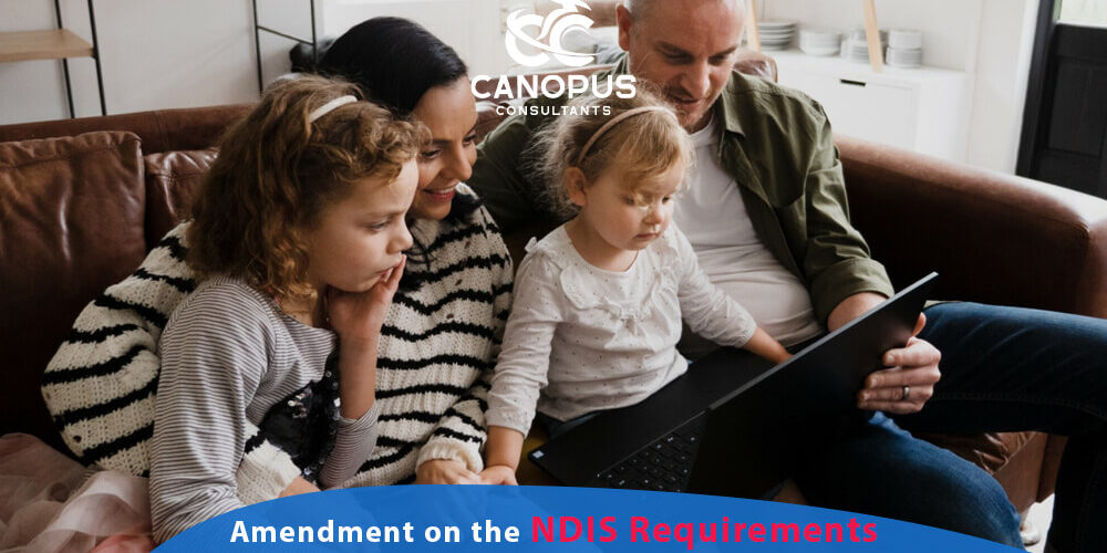 Amendment on the NDIS Requirements